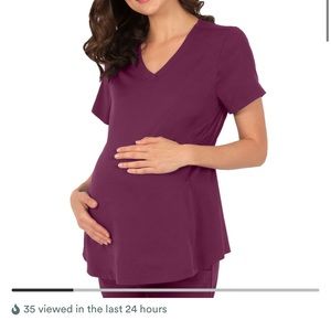 Healing Hands Maternity Scrub Top